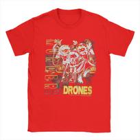 Men's T-Shirt Murder Drones Cartoon Novelty 100% Cotton Tees Short Sleeve  T Shirt O Neck Clothes Plus Size S