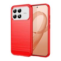 For Cover Xiaomi Poco F8 Pro Case Poco F8 Pro Shockproof Anti-knock Soft Silicone Carbon Fiber Back Case For Poco F8 Pro Case For Poco F8 Ultra mėlyna