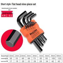 Hex Key & Torx Wrench Set: Square Wrench & Hex Screwdriver Tools black