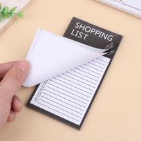 Magnetinis atmintinių lapelis Šaldytuvo žinučių lenta Nešiojamas nuplėšiamas užrašinė Atmintinių planuoklis Pirkinių sąrašas Namams Biurui Mokyklai 1Pcs