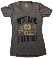 Pro Edge Juniors Notre Dame Fighting Irish 1842 Domer Gray Shirt New M, XL L gray