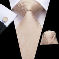 SN-3125 Hi-Tie 8,5cm Šilkinės vyriškos kaklaraištis Gėlėtas Raudonas Mėlynas Kaklaraiščiai vyrams Klasikinis Šventinis Vestuvių Kišeninė skarelė Manžetai Prabangus kaklaraiščių rinkinys gray