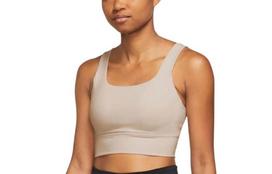 Nike Sports Underwear Women's Beige Moderate DO6620-104 S brown
