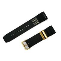 Silicone Sport Strap for Seiko SKX Diver Watch - Universal & Breathable 24mm black