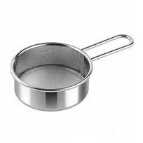 Small Stainless Steel Flour Sifter Fine Mesh Sieve for Cocoa Powder Handheld Sugar Egg Liquid Filter for Home Kitchen Baking A