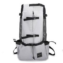 Comfortable Dog Backpack Washable Pet Carrier Portable Dog Carrier  Outdoor S pilka