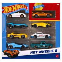 Hot Wheels: mažų automobiliukų rinkinys – 8 vnt.