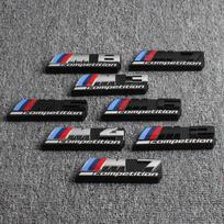 BMW M Grille Emblem for 3, 5, 7 Series, 740Li, 525, M3, M5; No Grille Removal Needed Standard