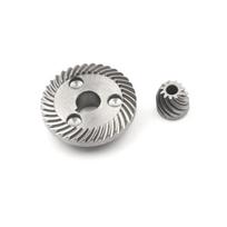 1 pora atsarginių spiralinių kūginių krumpliaračių Makita 9553 kampiniam šlifuokliui One Size