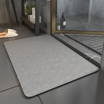 Storinantis vonios kašmyro kilimėlis Vonios neslystantys kilimai prie praustuvo vonios grindų kilimėlis dušo kambario durų kilimėlis atminties putos 3D pagalvėlė 400mm*600mm pilka