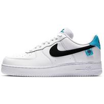 Nike Air Force 1 Low Worldwide White Blue Fury Black Sneakers CK7648-100 38.5 white
