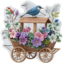 Birds Silicone Molds Flower Fondant Mold Cake Decorating Tools Cupcake Topper Candy Chocolate Gumpaste Mold pilka spalva