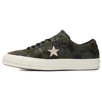 Converse One Star Series Comfortable Casual Low Top Canvas Shoes Unisex Sneakers Army-Green 159703C 36.5 white