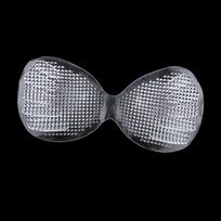 Bra Inserts Pad Removable Silicone Gathering Soft Breathable Bikini Breast Enhancers Girls Sports 26.5x11.5cm gray