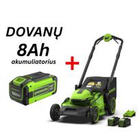 SAVAEIGĖ VEJAPJOVĖ 51cm GENII BL DP 40V (2X5.0Ah + kroviklis) LM5104SA3 + 8Ah