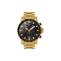 TISSOT Daring kolekcijos kvarcinis laikrodis, atsparus vandeniui iki 100 m, unisex, 45,5 mm, juodas ciferblatas T125.617.33.051.01 Black Dial