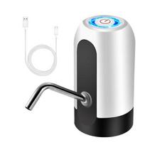 Automatinis vandens dozatorius 5 galonų vandens butelio siurblys USB įkraunamas tylus nešiojamas elektrinis geriamojo vandens ąsočio siurblys virtuvės reikmenys balta