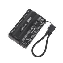 {Summer2} {Summer2} 21700 Power Bank Case PD 20W Fast Charging Detachable DIY Battery Case Built-in Cable Battery Box
