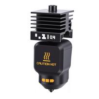 3D Printer Hotend Kit Fit for Bambu Lab P2S H2D H2S P2SC HF Extrusion Head 0.4mm Hardened Steel Nozzle Heating Block black