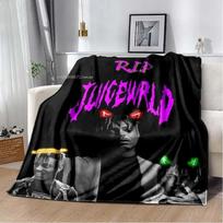 Albumas Rapperis Juice Wrld 999 Antklodė Plakatas Menas Spausdinta Flanelinė Antklodė Minkštas Patalynės Užtiesalas Sofos Šildantis Dangalas Dovana Muzikos Gerbėjams 75X95CM