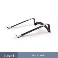 Double Layer Gaming Laptop Stand with Detachable Keyboard Holder and Invisible Cooling white