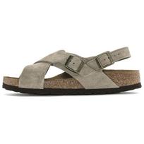 Birkenstock Tulum Suede Leather Narrow Fit Sandals 'Taupe' Women's 1024110 36