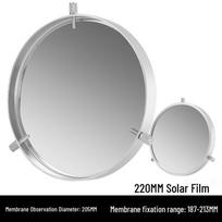 220 mm universalus saulės filmas Saulės dėmių filtras astronominiams teleskopams (tinka 187-213mm) gray