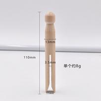 10pcs Wooden Clothespins Vintage Dolly Clothes Pegs Wood Clips Cloth Pin for Laundry Hanging Home Clothesline Kitchen Travel