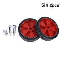 2Pcs Wheel Replacement Air Compressor 5/6 Inch Air Compressor Accessories Caster Wheels With Screws For Air Pumps Power Tool 5inch