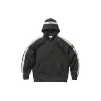 Supreme x Stone Island Stripe Hooded Sweatshirt 'Black White' Men's SUP-SS22-718 L