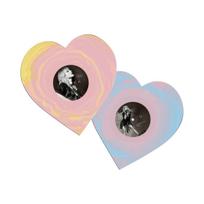Taylor Swift Lover Gyvai iš Paryžiaus Širdies formos vinilas Rožinis Geltonas Mėlynas (2LP) ONE SIZE mėlyna/rožinė