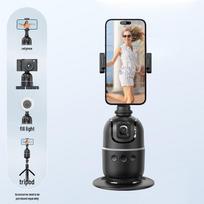 Face Tracking Auto-Landing Gimbal: Desktop Stabilizer & Live Streaming Phone Holder
