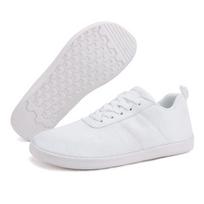 Camouflage Mesh Casual Sneakers Wide Toe Knitted Gym Training Sports Shoes Barefoot Walking Flats Shoes 36 balta