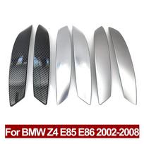Kairės pusės RHD Dešinės pusės Vidinis Durų Traukimo Rankenos Dangtelio Apdailos Pakeitimas BMW Z4 E85 E86 2002-2008 Polishedsilver Right gray