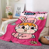 1 vnt. Galingosios mergaitės Minkštas šiltas pledas Miego pledas Sofai, Sofa, Biurui, Lovai, Stovyklavimui, Kelionėms, Patogus 80cmx120cm