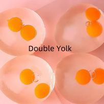 Yolk Balls for Kids Splat Ball Squishy Clear Egg Yolk Fun Squeeze Toy Anxiety Reducer for Kids Adults Birthday Party Favors