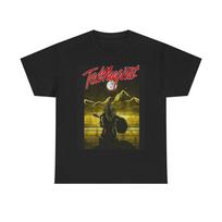 Ted Nugent Tshirt Retro Rock band American Guitar Unisex Heavy Cotton Tee Unisex T-Shirt L brown