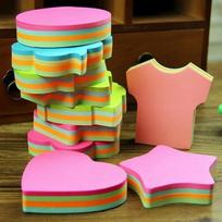 Creative Post Colour Self Stick Notes Self-adhesive Sticky Note Cute Notepads Posted Writing Pads Stickers Paper 100 Sheets/pad as the picture beige