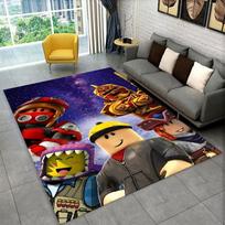 Cartoon R-Robloxs Game Gamer Carpet Rug for Playroom Bedroom Living Room Sofa Home Decor,kid Area Rug Non-slip Floor Mat 40x60cm