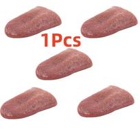 1-10Pcs Realistic Fake Tongue Prank Steel Needle Tongue Piercing Magician Prop Halloween April Fool's Day Prank Magic Toys Gift OneSize