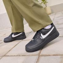 Nike Air Force 1 Skateboard Shoes Men's Black White 40.5
