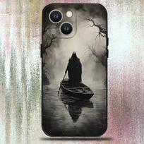 Odin Fenrir Phone Case For iPhone 16,15,14,13,12,11 Plus,Pro Max,XS,X,XR,SE,Mini,8,7,Soft Silicone Black Cover iPhone14Plus gray