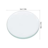 Dvigubai išgaubtas stiklinis lęšis, skersmuo 50 mm, židinio nuotolis 100 mm, optinis lęšis moksliniams laboratoriniams eksperimentams, išgaubtas stiklas skaidri