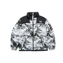 THE NORTH FACE Žieminė individualiai spausdinta striukė 'White' Vyriška NJ1DL56C S black