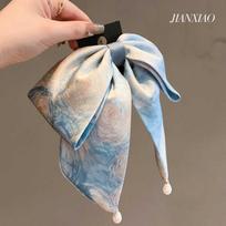 Japanese & Korean Style Lace Bow Hair Clip for Half-Up Hairstyles