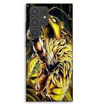 Case For Samsung Galaxy S23 Ultra Son Goku Super Saiyan SSJ3 Point Attack Dragon Maniacase juoda