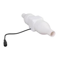 12V 6W PVC vamzdžio ventiliatorius su 2 adapteriais Ištraukimo ventiliatorius voniai, virtuvei, naminiams gyvūnėliams, elektronikos dirbtuvei white