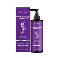 EELHOE Violetinis šampūnas šviesiai pilkiems plaukams ir sidabriniams plaukams, specialiai maitinantis plaukus, kasdienis spalvos apsaugos ir valymo šampūnas 100ml purple