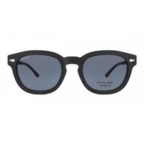 Polar Eyewear Unisex Užsegami poliarizuoti akiniai nuo saulės Polar 448 Shiny Black/48-22-140 gray
