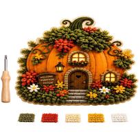 Kaimo 3D dygsniavimo rinkinys su adata su kilpa suaugusiems pradedantiesiems DIY audinio rinkinys One Size